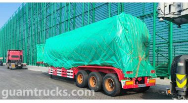 45 CBM Dry Bulk Cement Tanker Trailer will be send to Guam Agana