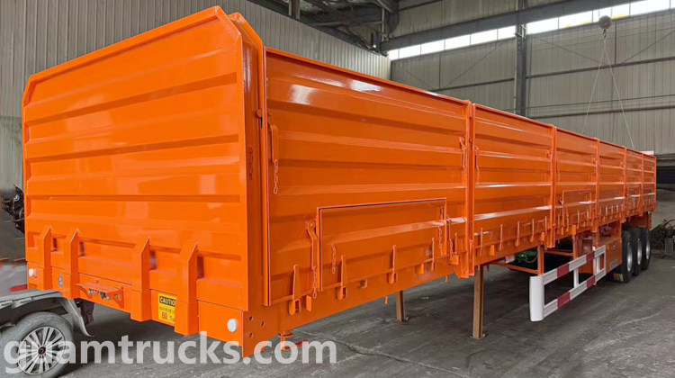 3 Axle 60 Ton Sidewall Trailer | Side Wall Semi Trailer for Sale in Guam