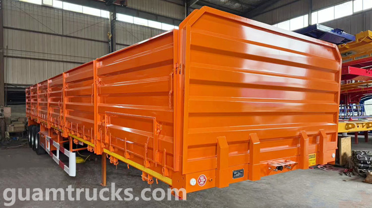 3 Axle 60 Ton Sidewall Trailer | Side Wall Semi Trailer for Sale in Guam