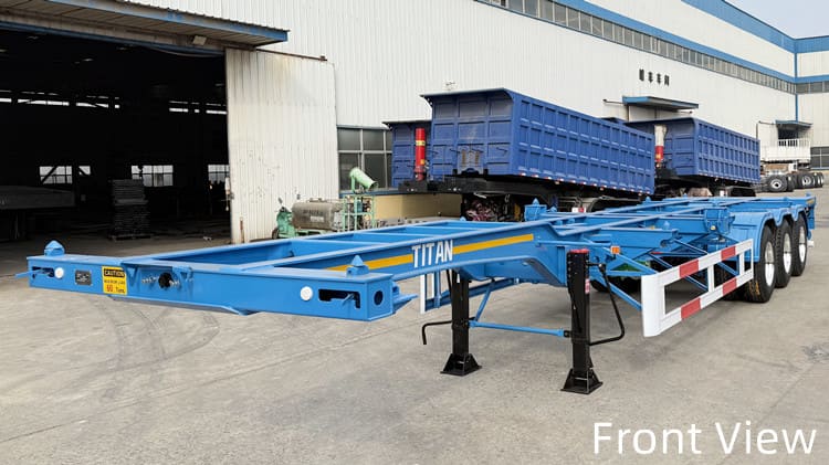 Tri Axle 40 Ft Container Chassis Trailer for Sale in Guam