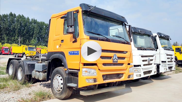 Used Sinotruk Howo 371 Tractor Truck for Sale in Guam
