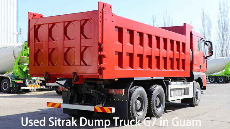 ZZ3256 Used Sitrak Howo Dump Truck G7 for Sale in Guam Agana Port