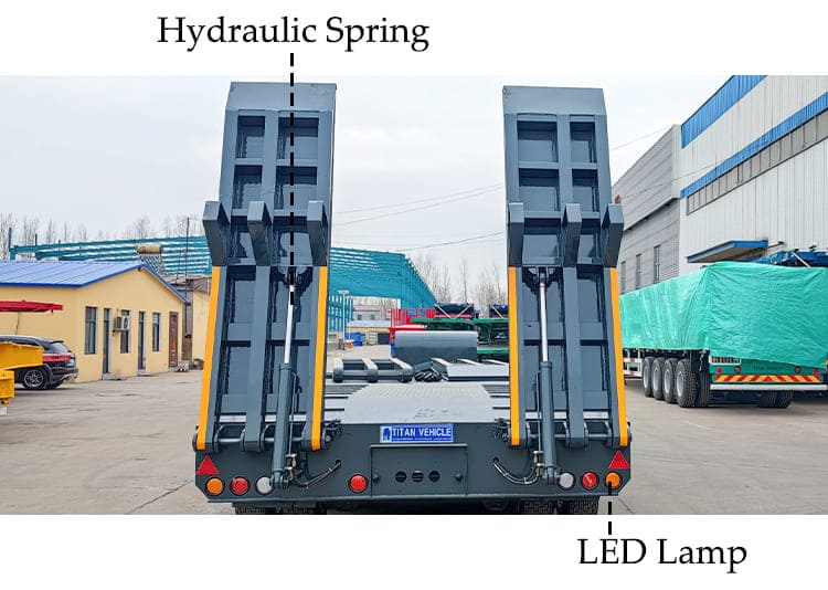 4 Axle Low Loader Trailer 100 Ton for Sale Near Me in Guam