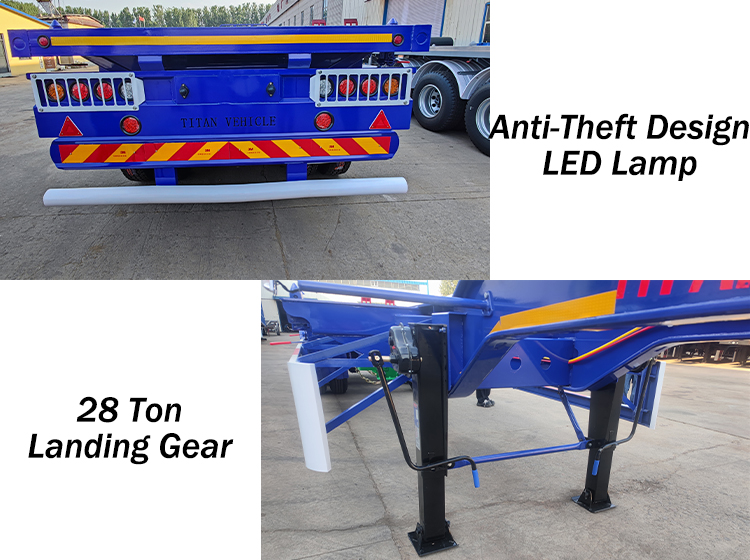 20 40 Combo Gooseneck Container Chassis for Sale in Guam