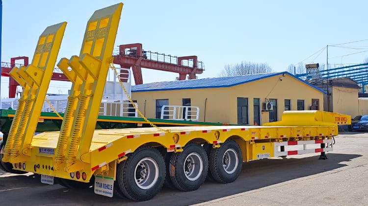 3 Axle Low Low Bed Trailer Price for Sale in Guam Apra