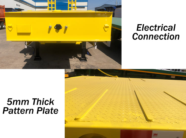 3 Axle Low Low Bed Trailer Price for Sale in Guam Apra