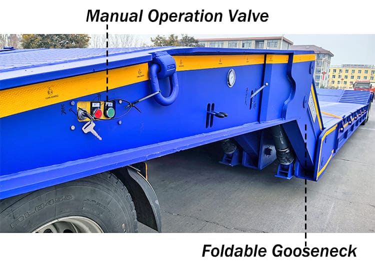 Folding Hydraulic Gooseneck Trailer for Sale in Guam Agana