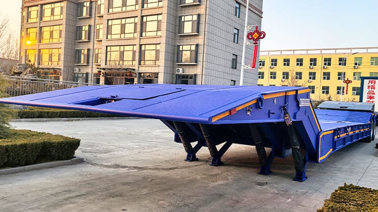 Folding Hydraulic Gooseneck Trailer for Sale in Guam Agana